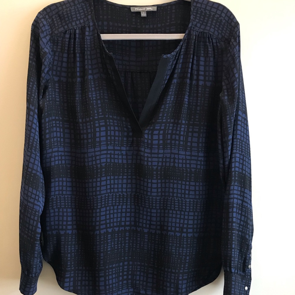 Michael Stars 100% Silk Blouse